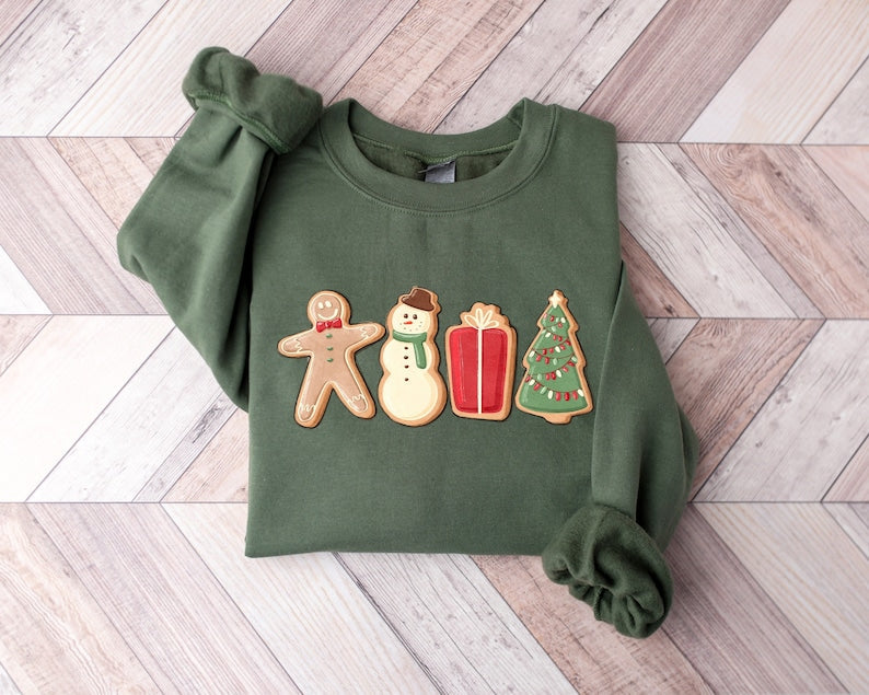 Christmas Gingerbread Cookies Sweatshirt