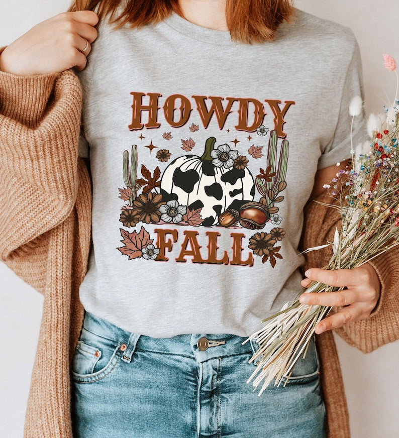 Howdy Fall Pumpkin T-shirt