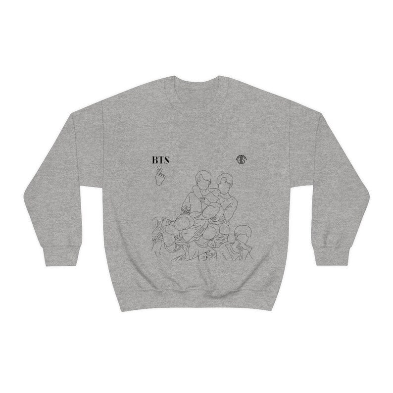 BTS Kpop Inspired Casual Sweatshirt
