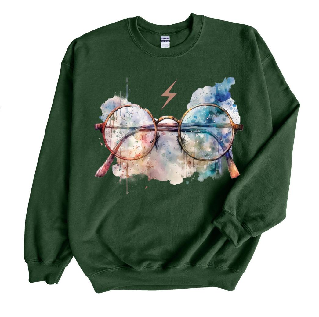 Wizard HP Glasses Magic Sweatshirt