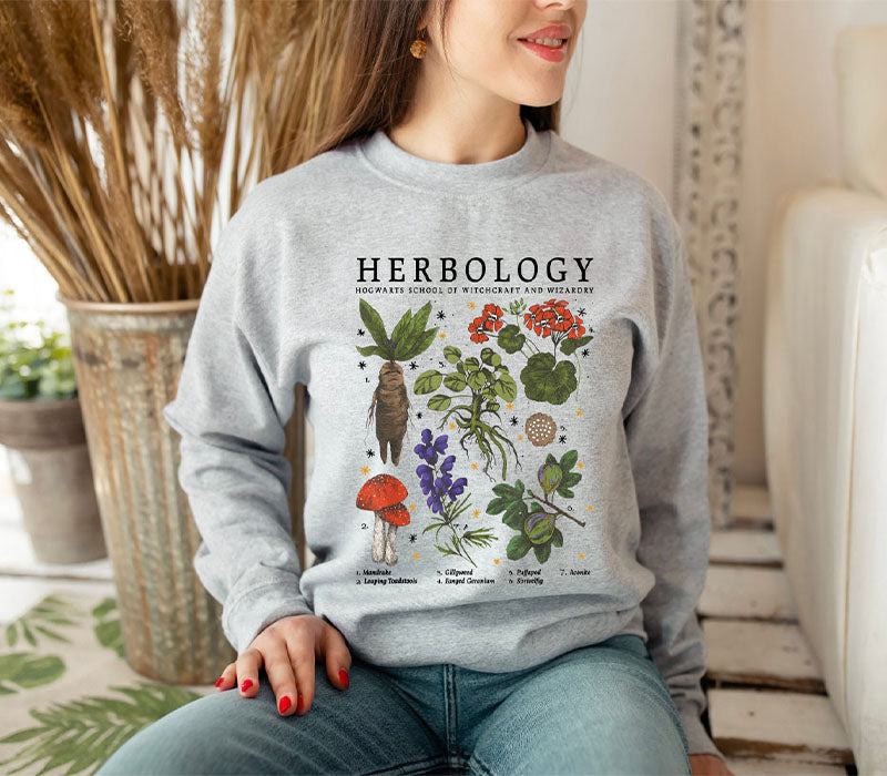 Herbology Plants Sweatshirt