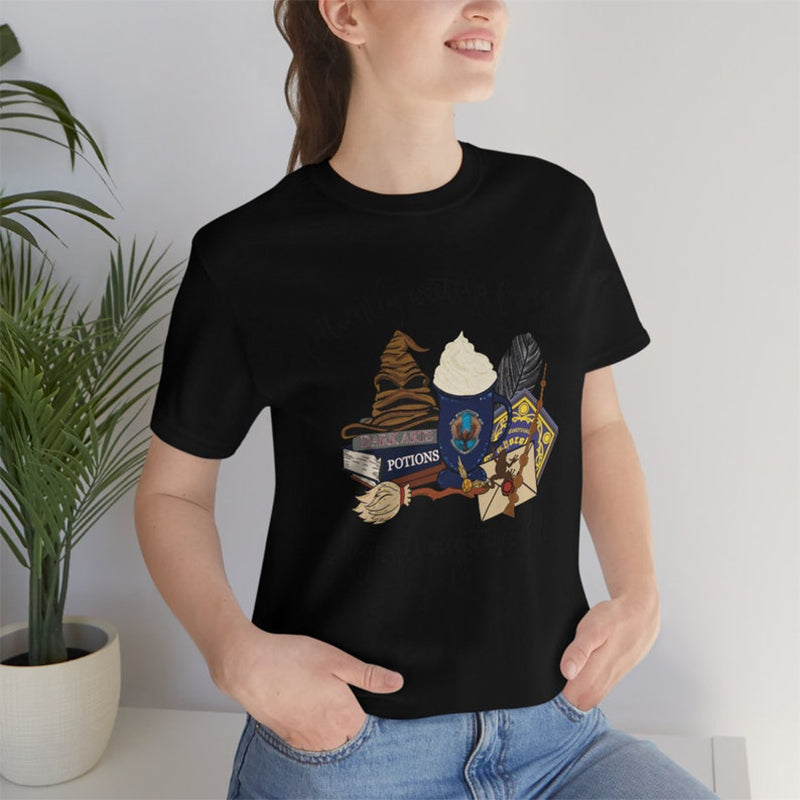 Hogwarts Magical School Cartoon Print T-shirt
