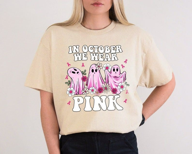 Cute Boo Breast Cancer T-shirt