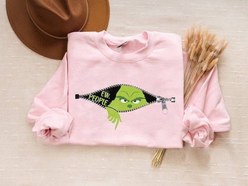 Ew People Christmas Print Sweatshirt