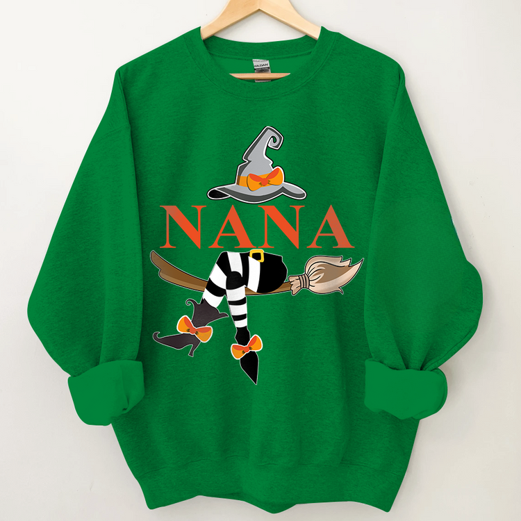 Nana Witch Halloween Sweatshirt