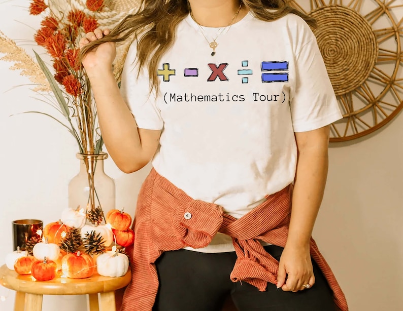 Retro Mathematics Concert Tour T-shirt