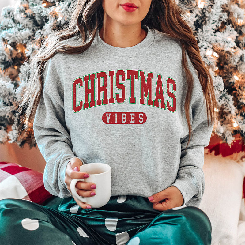 Retro Christmas Vibes Sweatshirt