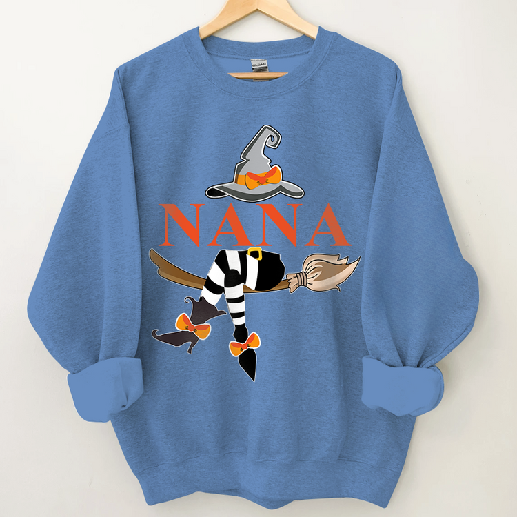 Nana Witch Halloween Sweatshirt