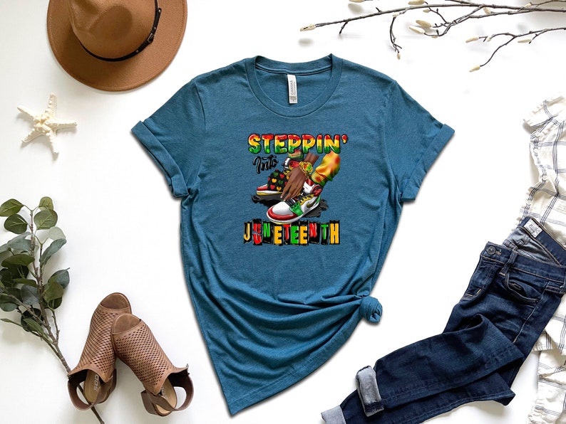 Steppin' Into Juneteenth T-shirt