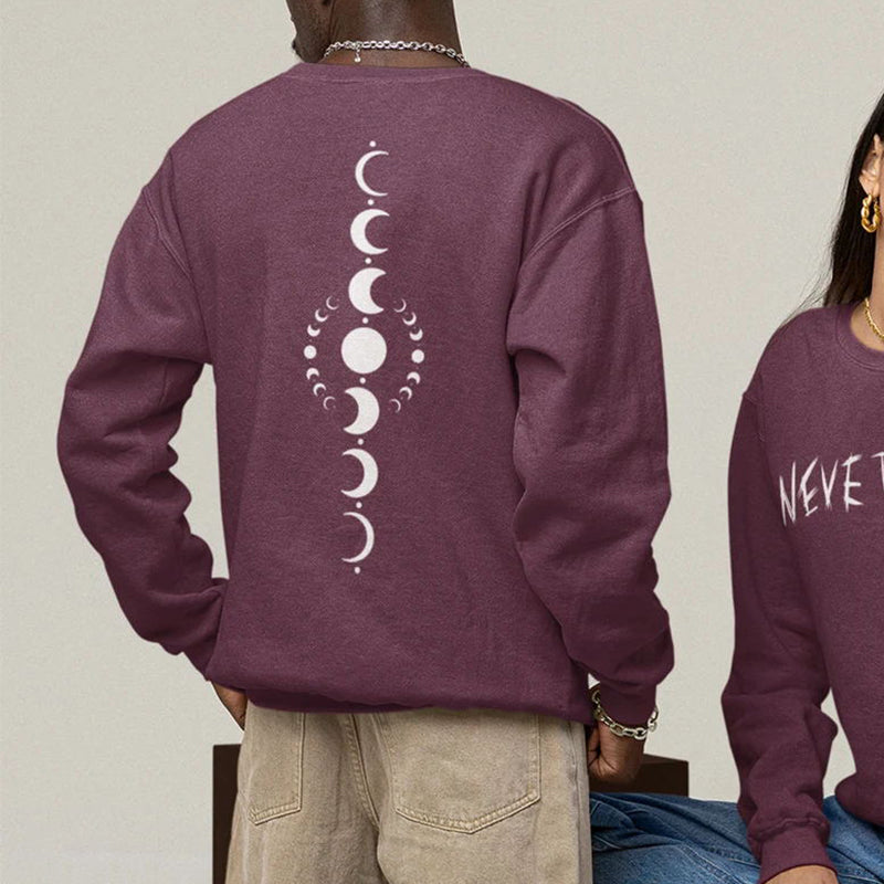 BTS Nevermind Print Sweatshirt