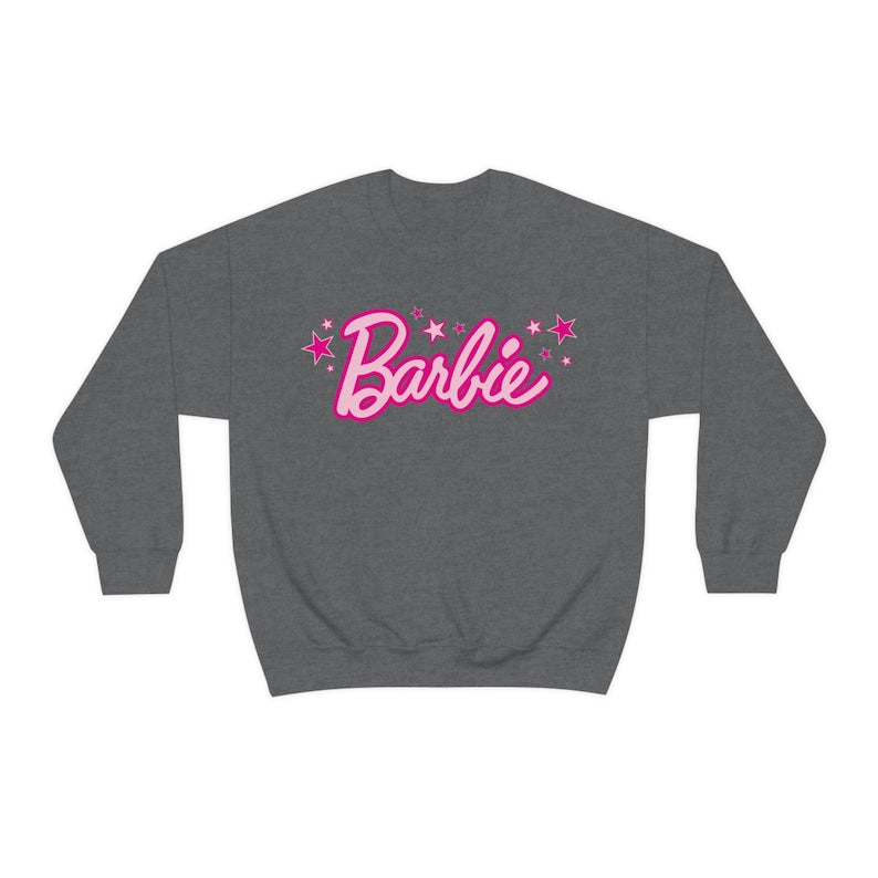 Barbie Letter Crewneck Sweatshirt