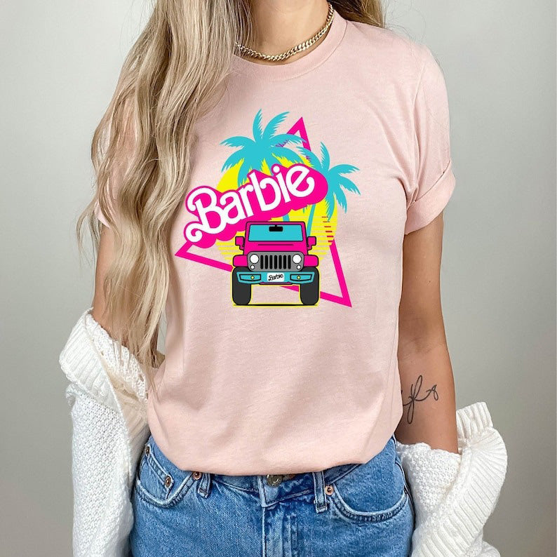 Retro Jeep Barbie Shirt